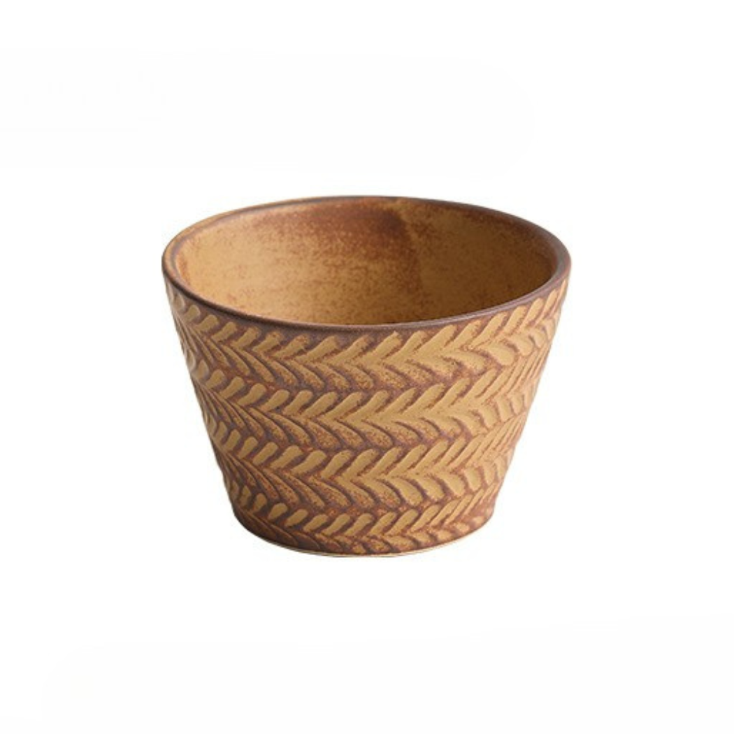 Loom Ceramic Cup 225ml - Coffee Brown ( Pre-order 6 Nov Dispatch)